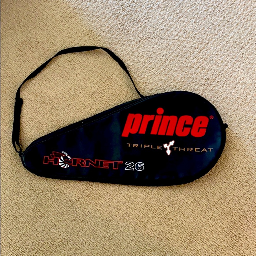 Prince Tennis Racquet Cover Bag Case with shoulder strap for carrying tote bag